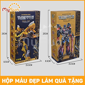 Đồ chơi mô hình xe ô tô biến hình robot người máy Transformer Optimus Prime, Bumblebee MySun