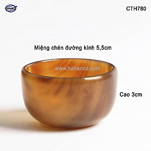 Chén sừng Trâu và bò Châu phi dùng để uống trà, uống rượu (CTH780) thanh lọc giải độc và nhiệt cho cơ thể