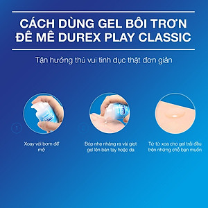 Bộ 2 Gel bôi trơn Durex Play Classic 50ml HSD2023 - Gel bôi trơn Durex cơ bản