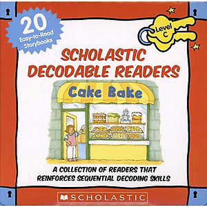 [Hàng thanh lý miễn đổi trả] Sách Scholastic Decodable Readers : Box Set Level C (Include 20 Books with CD)