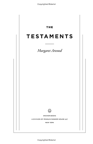 The Testaments: A Novel (Handmaid's Tale)