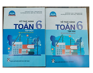 Sách - Combo Vở thực hành Toán 6 - tập 1 + 2 (Bộ sách Chân trời sáng tạo)