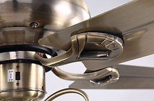 Đèn quạt trang trí COMARA 3 màu ánh sáng  - kèm bóng Led chuyên dụng