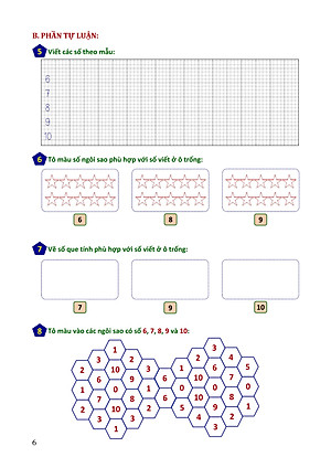 Phiếu bài tập cuối tuần Toán 1 - Biên soạn theo chương trình mới (Sách màu)