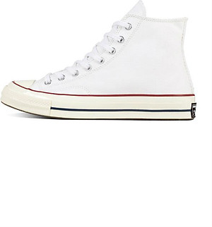 Giày Sneaker Unisex Converse Chuck Taylor All Star 1970s All White Hi 2018