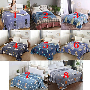 Mền lông tuyết dày dặn cao cấp kích thước đa dạng mềm mịn mùa hè, giữ ấm mùa đông dùng phòng máy lạnh dễ gấp gọn