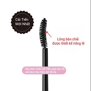 Mascara Chống Trôi Siêu Bền Giúp Nâng Cong Và Dày Mi Kissme Volume Up Mascara Super WP (6 G)