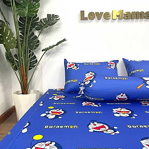 Ga chống thấm 1m2x2m 1m4x2m, 1m6x2m, 1m8x2m, 2xm2m LoveMama họa tiết Doremon