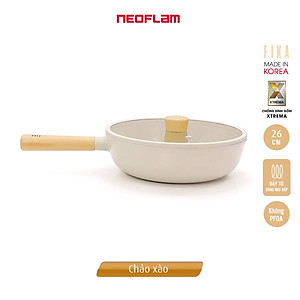[Hàng chính hãng] Chảo xào, sâu Neoflam Fika 26cm, sâu lòng 7,5cm, cán dài 17cm, trọng lượng 941g. Hàng có sẵn giao ngay. Made in Korea