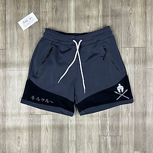 Quần đùi nam tập gym DO GYM SHOP quần ống rộng chất thun poly thoáng mát khi chơi thể thao