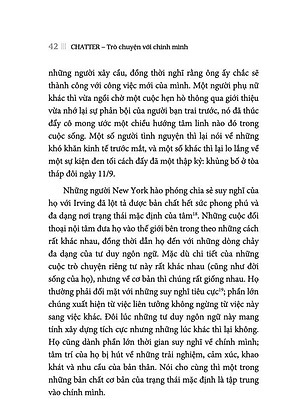 Sách Chatter - Trò Chuyện Với Chính Mình