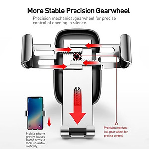 Giá Đỡ Điện Thoại Baseus Gắn Lỗ Điều Hòa Xe Hơi - Hàng Chính Hãng