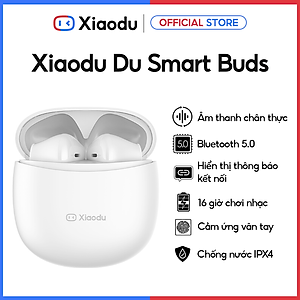 Tai Nghe Bluetooth v5.0 Thông Minh Xiaodu l Chống Thấm Nước IPX4 l Thiết Kế Sang Trọng Tinh Tế l Sạc Type C l Thời Gian Sử Dụng 16h l Hàng Chính Hãng
