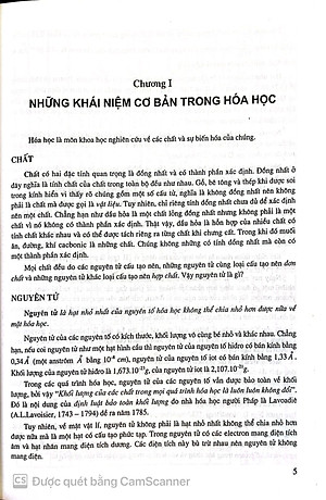 Hóa Học Vô Cơ Cơ Bản Tập 1 - Lí Thuyết Đại cương Về Hóa học 