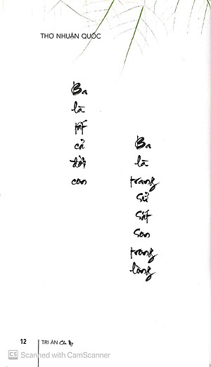 Sách Tuyển Tập Thư Pháp - Tri Ân Cha Mẹ