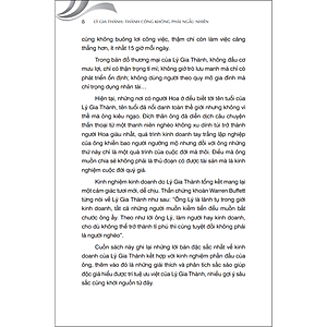 Sách Lý Gia Thành - Thành Công Không Phải Ngẫu Nhiên