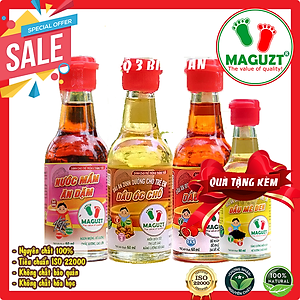 Bộ 3 Dầu Ăn Dặm Cho Bé Biếng Ăn Maguzt ( Tặng Quà)