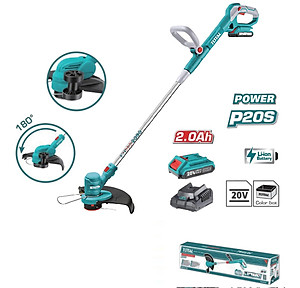 MÁY CẮT CỎ DÙNG PIN 20V (1 PIN 2.0AH VÀ 1 SẠC) TOTAL TGTLI203285 - HÀNG CHÍNH HÃNG