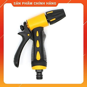 Bộ vòi xịt nước tưới cây đa năng tăng áp lực nước kèm dây tưới dạng lò xo co dãn 319814 loại 10m 