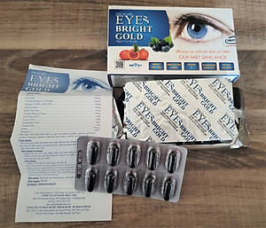VIÊN BỔ MẮT EYES BRIGHT GOLD - GIÚP MẮT SÁNG KHỎE