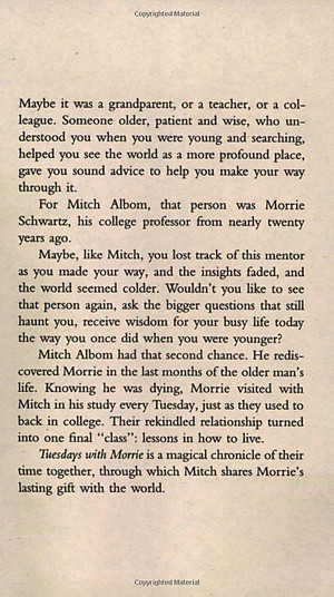 Sách Tuesdays with Morrie: an Old Man, a Young Man, and Life's Greatest Lesson