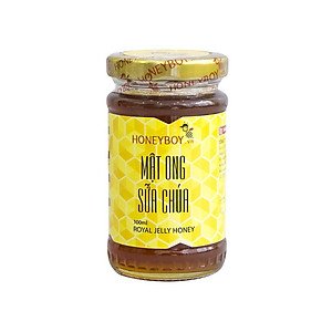 Mật ong thiên nhiên 5 sạch Honeyboy 1kg và Mật ong sữa chúa Honeyboy 100ml