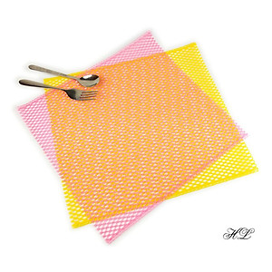 Combo 2 khăn lau rửa bát chống dính dầu | Set 2 lưới rửa bát đa năng tiện dụng