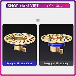 Nắp Cống Chống Mùi Hôi Có Lưới Lọc Chặn Côn Trùng