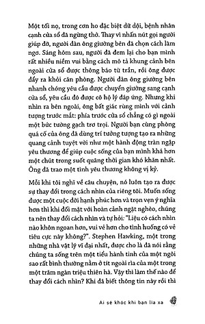 Sách Ai Sẽ Khóc Khi Bạn Lìa Xa