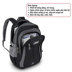 Balo laptop chống nước giá rẻ, balo laptop chống sốc Xbags Xb 2002 balo công sở