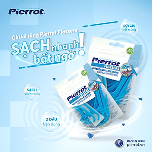 Chỉ kẽ răng PIERROT FLOSSERS (30pcs)