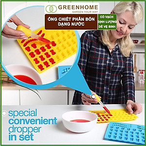 Ống Pipet GreenHome, 5ml, D15cm, Chiết Phân Bón Dạng Nước, Có Vạch Định Lượng, Đa Năng, Tiện Dụng