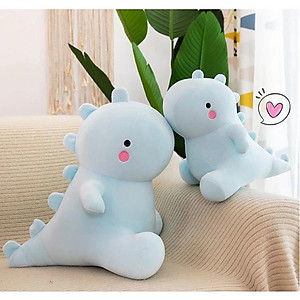 Gấu Bông Khủng Long Giá Rẻ Nhất - Khủng Long Nhồi Bông Béo Mập 45cm Mềm Mịn Cute - Bông Gòn 100% Cao Cấp An Toàn Cho Bé
