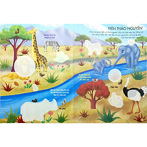 Sách Bóc Dán Thông Minh - Luyện Tay Thật Khéo, Luyện Mắt Thật Tinh - Động Vật Mà Em Thích