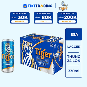 Thùng Bia Tiger 24 Lon (330ml / Lon)