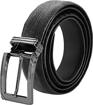 Thắt Lưng Nam Da Đà Điểu Đầu Kim Huy Hoàng HT4405 - Đen