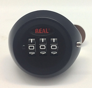 Khóa tủ mật mã cho tủ dày dưới 15mm 3 số không chìa 22mm Reallocks RL9047-07 Keyless