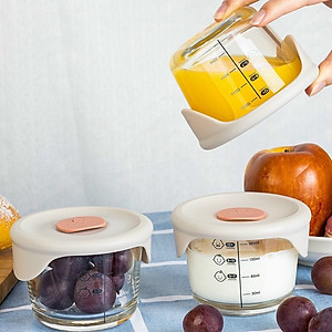 Hộp đựng thức ăn cho bé Lock&Lock có vạch chia LLG508S3 230ml x 3 hộp - LLG542S3 280ml x 3 hộp