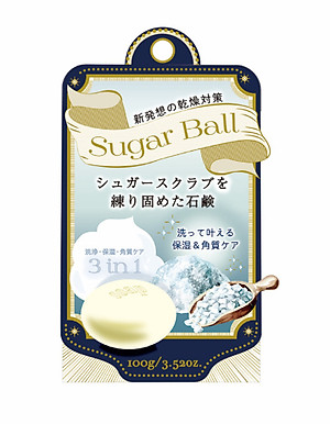 Xà Phòng Tắm Tẩy Tế Bào Chết Toàn Thân Chiết Xuất Đường Pelican Sugar Ball (100 G)