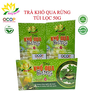 Trà Khổ Qua Rừng Túi Lọc (Sấy Lạnh) Hương Sen Việt (25 Túi x 2g)