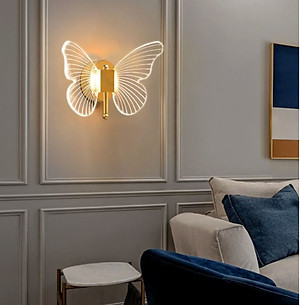 Đèn tường LED hình con bướm độc đáo trang trí nội thất hiện đại - 3 chế độ ánh sáng [ẢNH VIDEO THẬT 100%]
