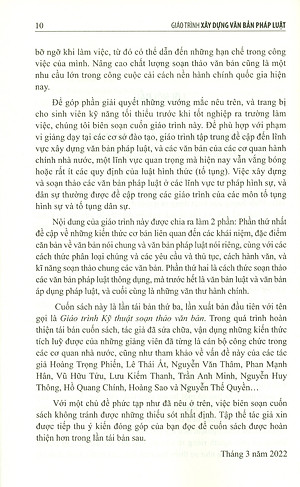 Giáo Trình XÂY DỰNG VĂN VĂN BẢN PHÁP LUẬT