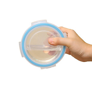 Bộ 6 hộp thủy tinh hình tròn và chữ nhật 370 ml+ 400 ml-CCR4L36