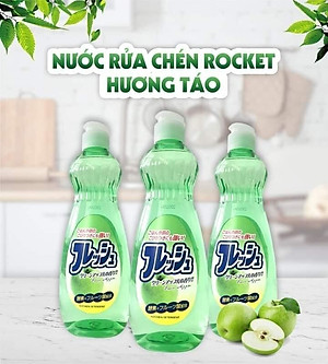 Bộ 3 Dung dịch rửa bát chén chiết xuất từ thiên nhiên hương táo - Hàng Nội Địa Nhật