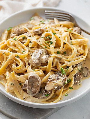 Sốt Mì Ý Carbonara Nấm Prego 295g - Thương Hiệu Mỹ, SX Malaysia | Prego Carbonara Mushroom Pasta Sauce 295g