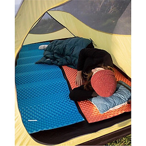 Đồ cắm trại đệm gấp Naturehike camputvn dạng xốp trứng dã ngoại du lịch leo núi chống nước lót nằm êm A069