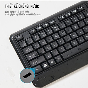 Combo Chuột & Bàn Phím Có Dây ROBOT KM2600 Thích Hợp Dùng Cho Laptop, Máy Tính, PC - Hàng Chính Hãng