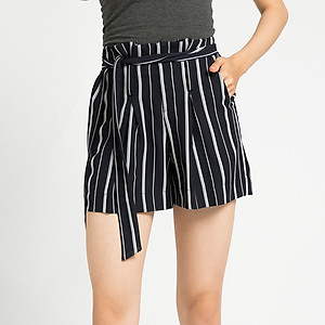  Quần Shorts Lưng Xếp Ly Hity PAN033 (Sọc Xanh Thủy Thủ Sailor)