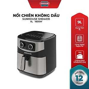 Nồi chiên không dầu Sunhouse SHD4035 (9.0 Lít) - Hàng chính hãng