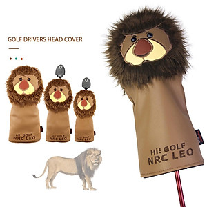 Animal Golf Club Head Cover Driver /Fairway Wood/ Hybrid 1 35x17CM